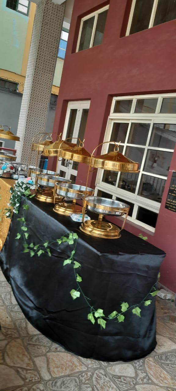 Chafin Dish Setup